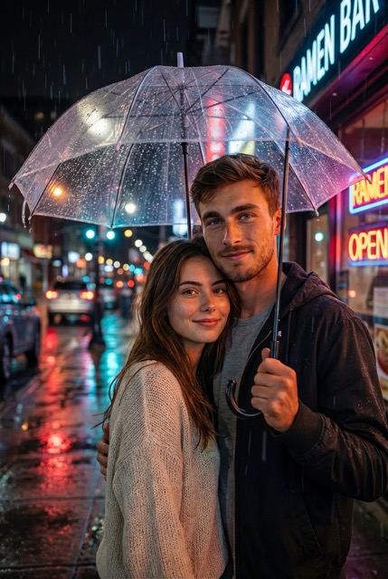 Romantic Rain Night
